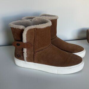 UGG Aika Chestnut Suede Sneaker Boots
